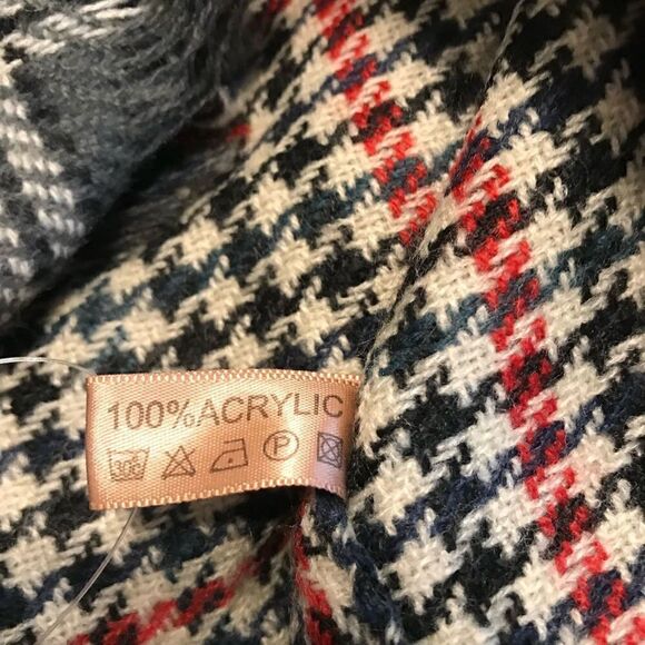 NWT LOF Love of Fashion Pullover Poncho Cape Tartan plaid. ralphlaurenchristmas - Picture 9 of 12
